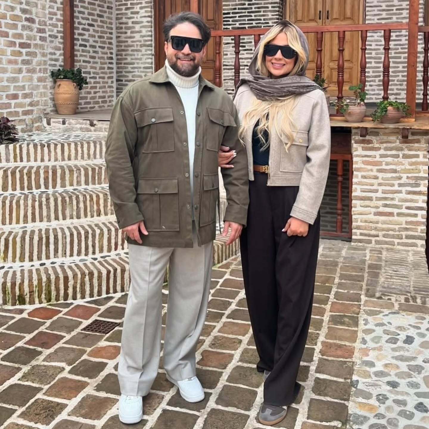 عکس عاشقانه تازه بابک جهانبخش و همسرش پربازدید شد