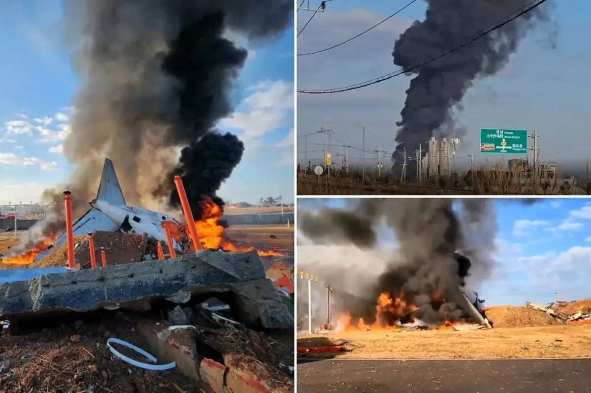 سقوط هواپیمای مسافربری در کرهجنوبی؛ ۸۵ نفر کشته شدند + فیلم سقوط هواپیمای مسافربری در کرهجنوبی؛ ۸۵ نفر کشته شدند + فیلم