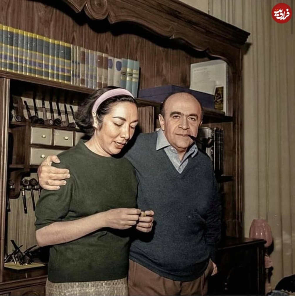 هویدا و زنش