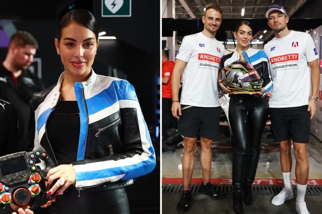 جورجینا در مسابقات فرمول E در عربستان جورجینا در مسابقات فرمول E در عربستان