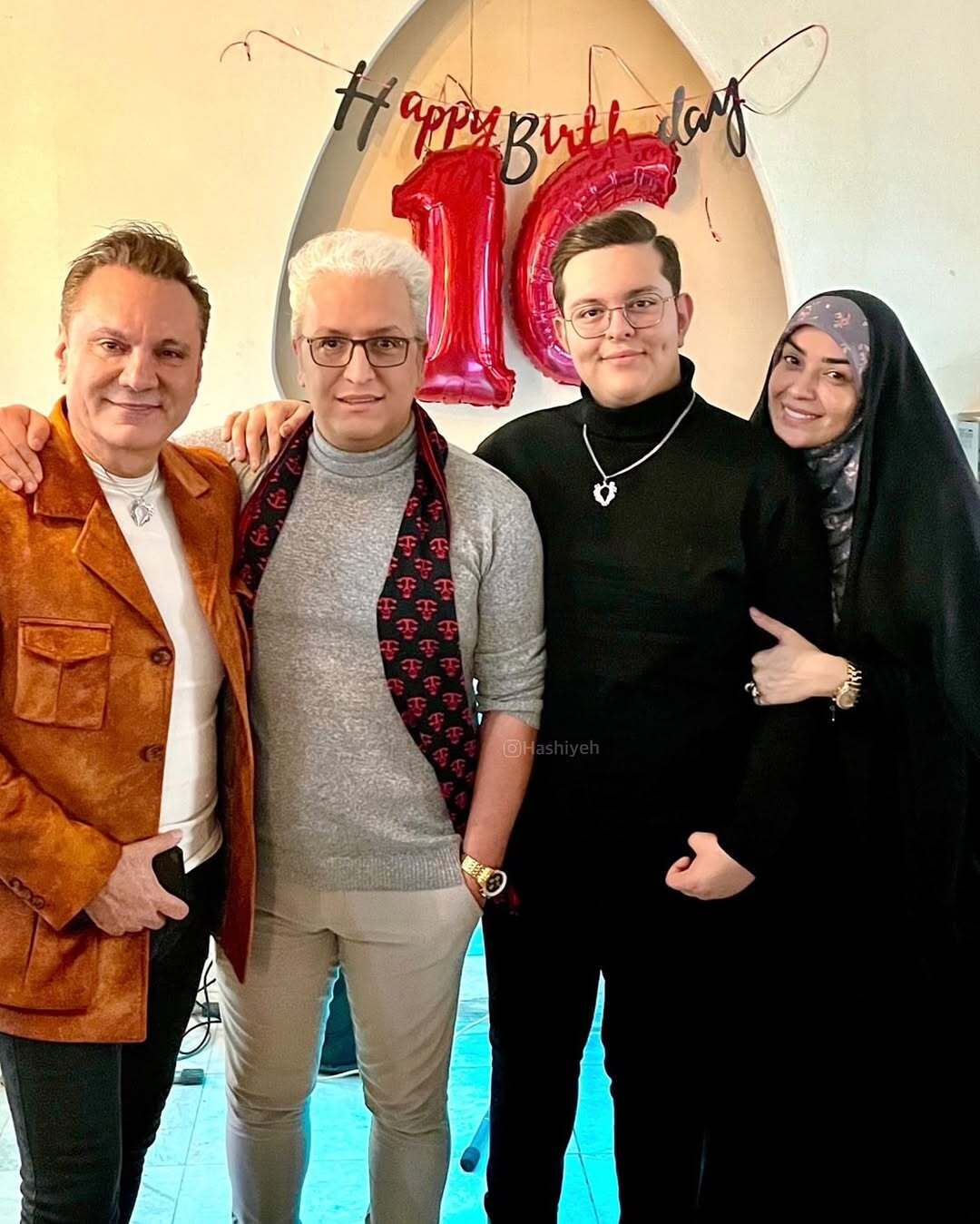 عکس/ الهام چرخنده در کنار همسر سابقش فرشید نوابی