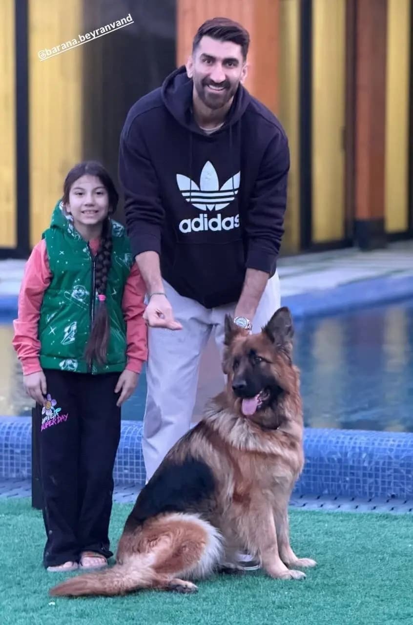 عکس/ تصویر متفاوت علیرضا بیرانوند در کنار دخترش