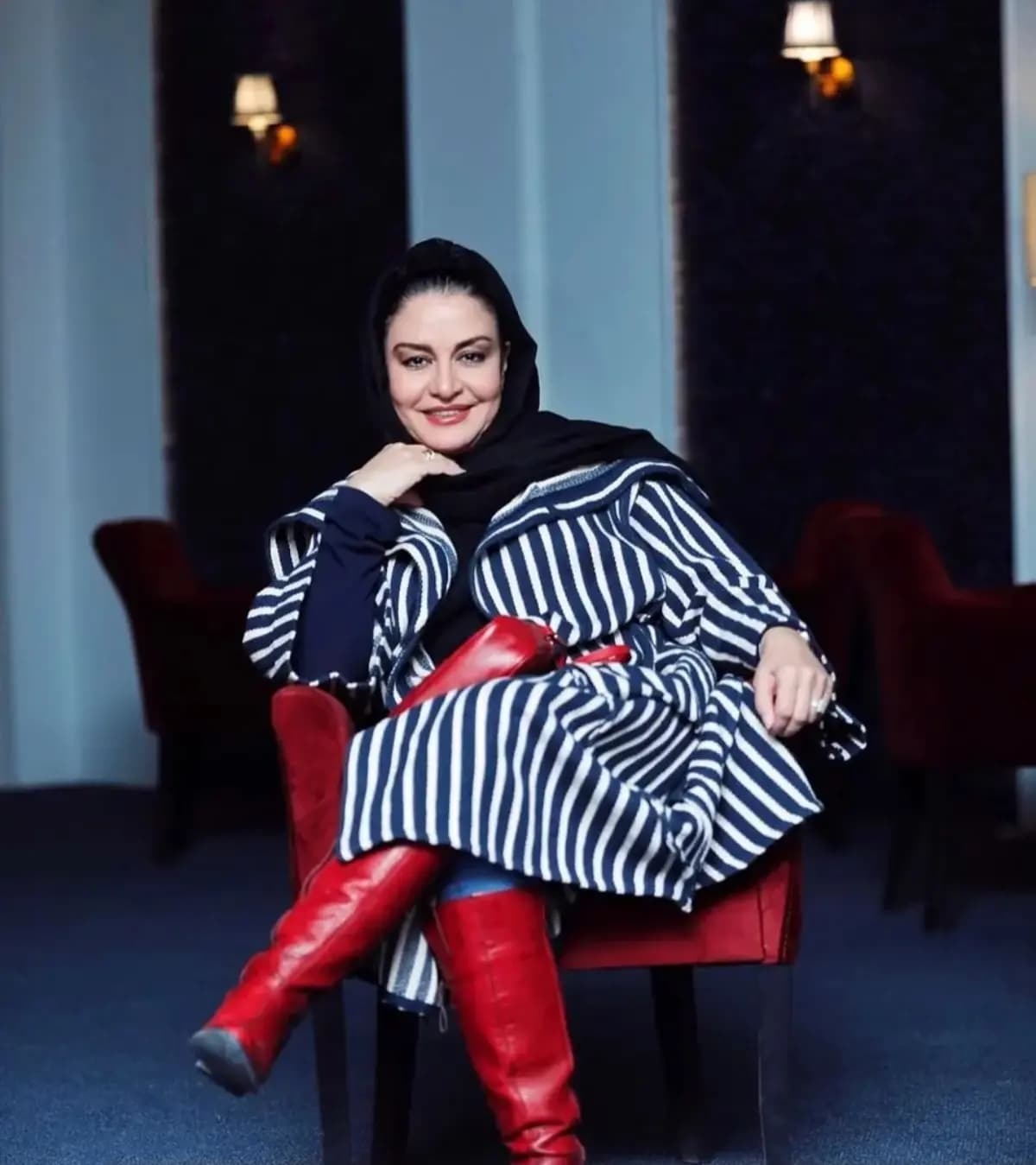 استایل خیره کننده مریلا زارعی در مشهد