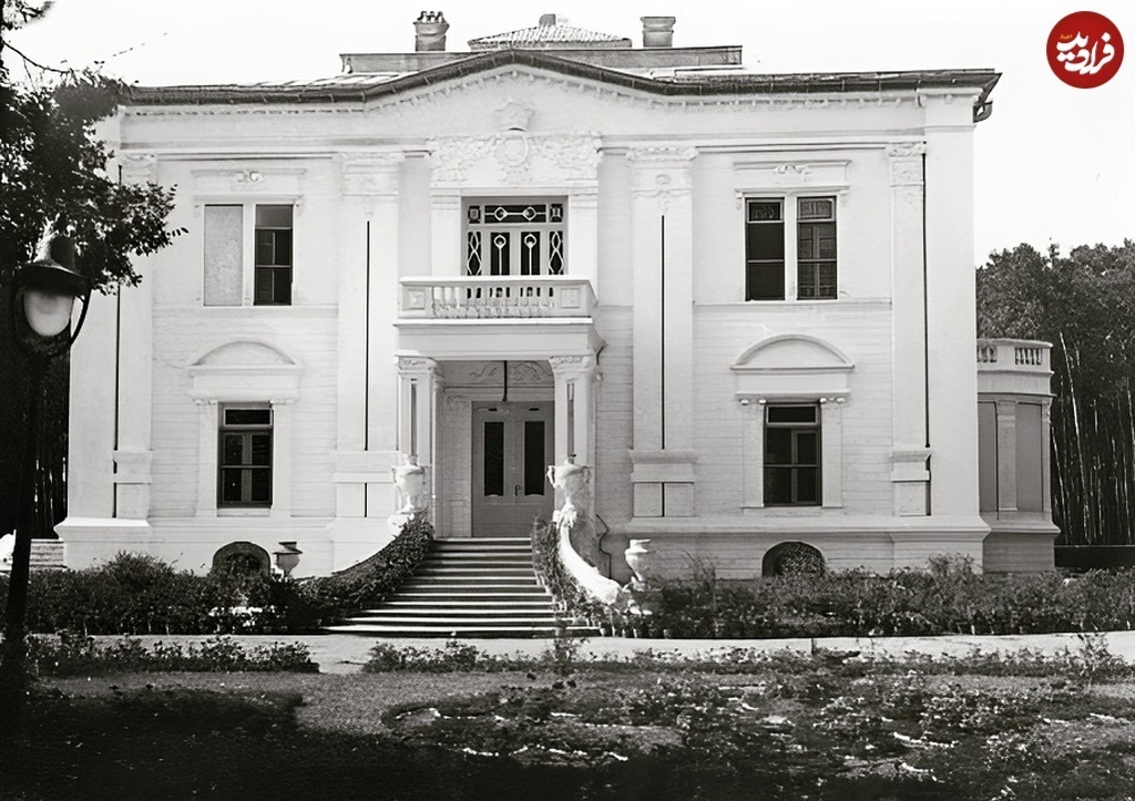 عکس/ نمایی دیده نشده از کاخ رضاخان ۹۳ سال پیش در بابل