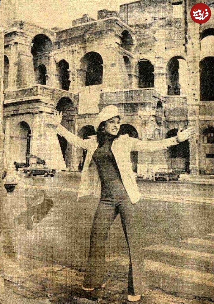 تصویری از جوانی گوگوش در ایتالیا