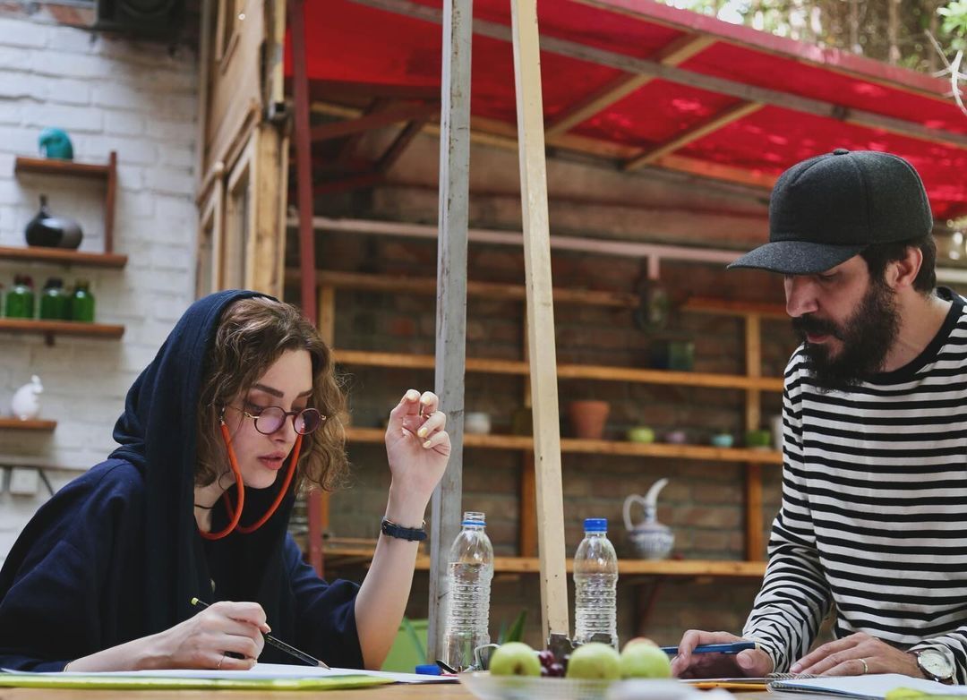 عکسهای جدید بهنوش طباطبایی در تمرین تئاتر عکسهای جدید بهنوش طباطبایی در تمرین تئاتر