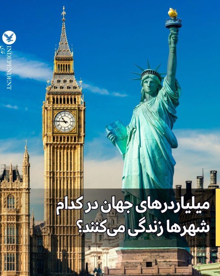 میلیاردهای جهان در کدام شهرها زندگی کرده اند؟ میلیاردهای جهان در کدام شهرها زندگی کرده اند؟