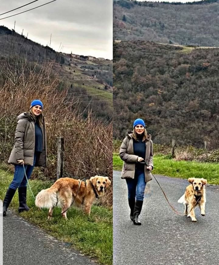 عکس/استایل خفن سحر دولتشاهی به همراه سگش