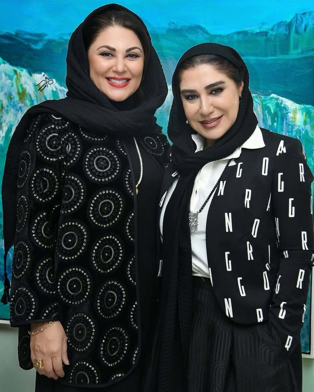 عکس جذاب از نسیم ادبی و لاله اسکندری