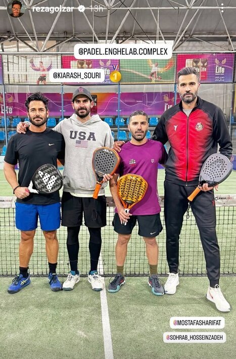 عکس/محمدرضا گلزار استایل ورزشکاریش را به رخ کشید!