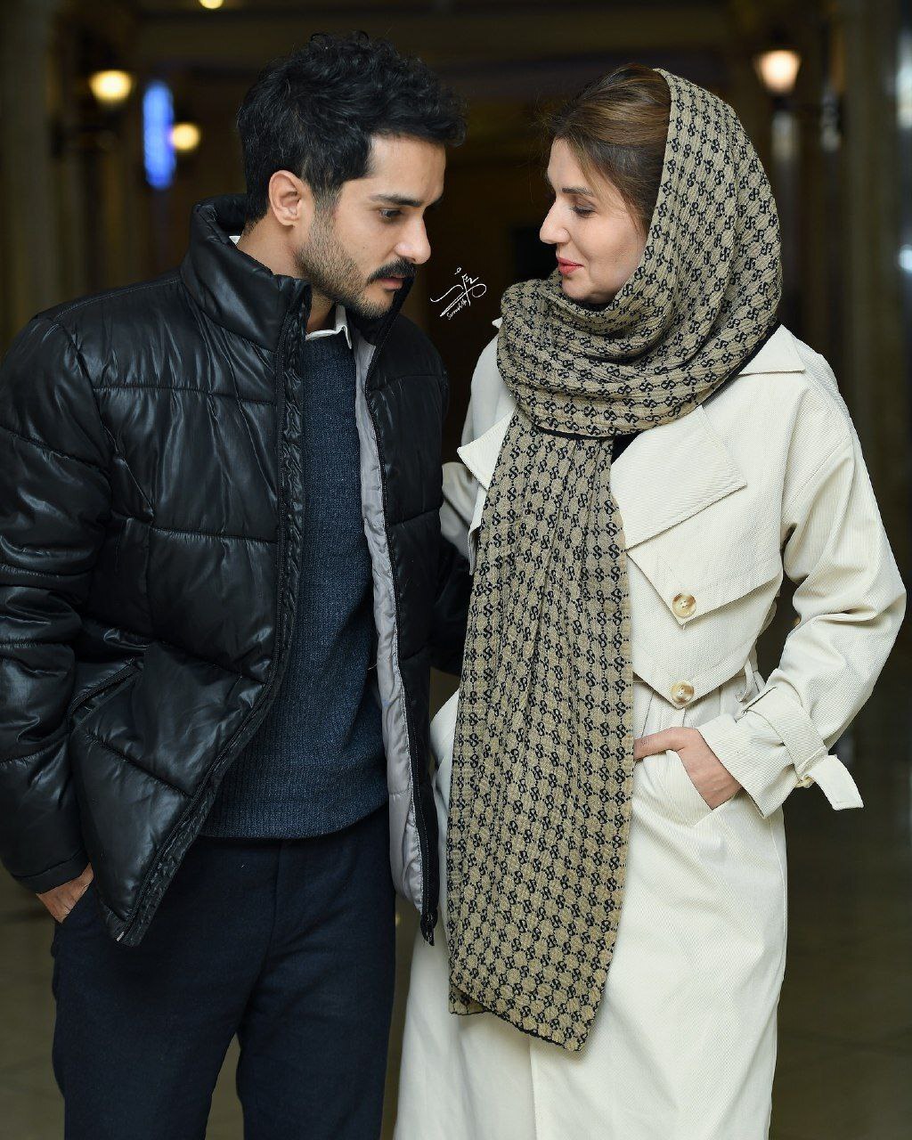 عکس عاشقانه ساعد سهیلی و همسرش پربازدید شد