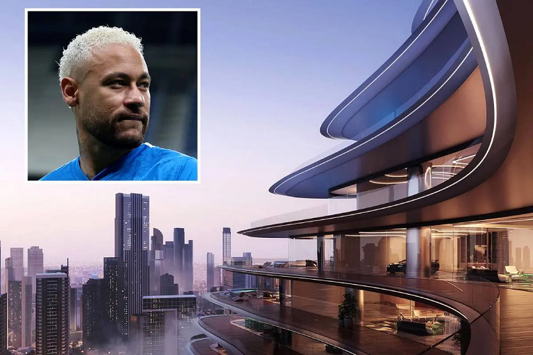 پنت هاوس افسانهای نیمار جونیور در دبی + عکس پنت هاوس افسانهای نیمار جونیور در دبی + عکس