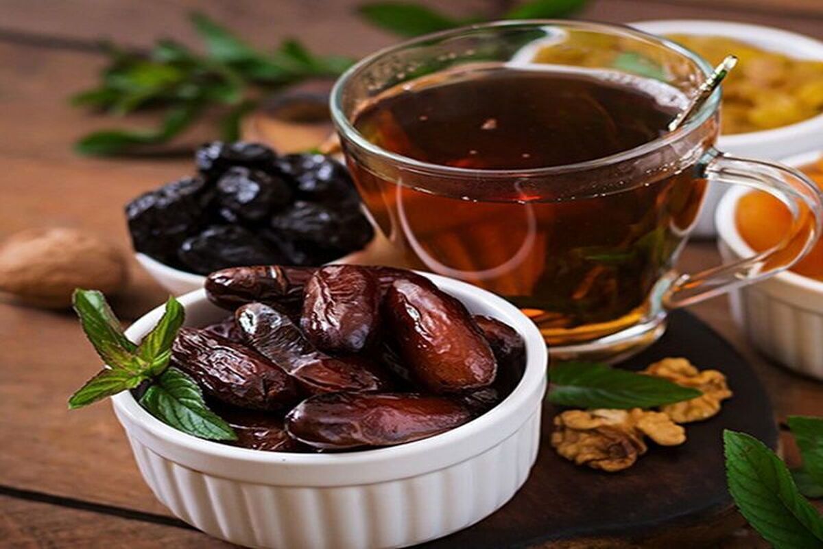 رژیم-لاغری-خرما-و-چای رژیم لاغری خرما و چای