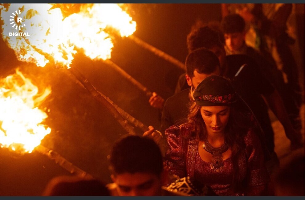 کردها نوروز را با راهپیمایی مشعل جشن گرفتند کردها نوروز را با راهپیمایی مشعل جشن گرفتند