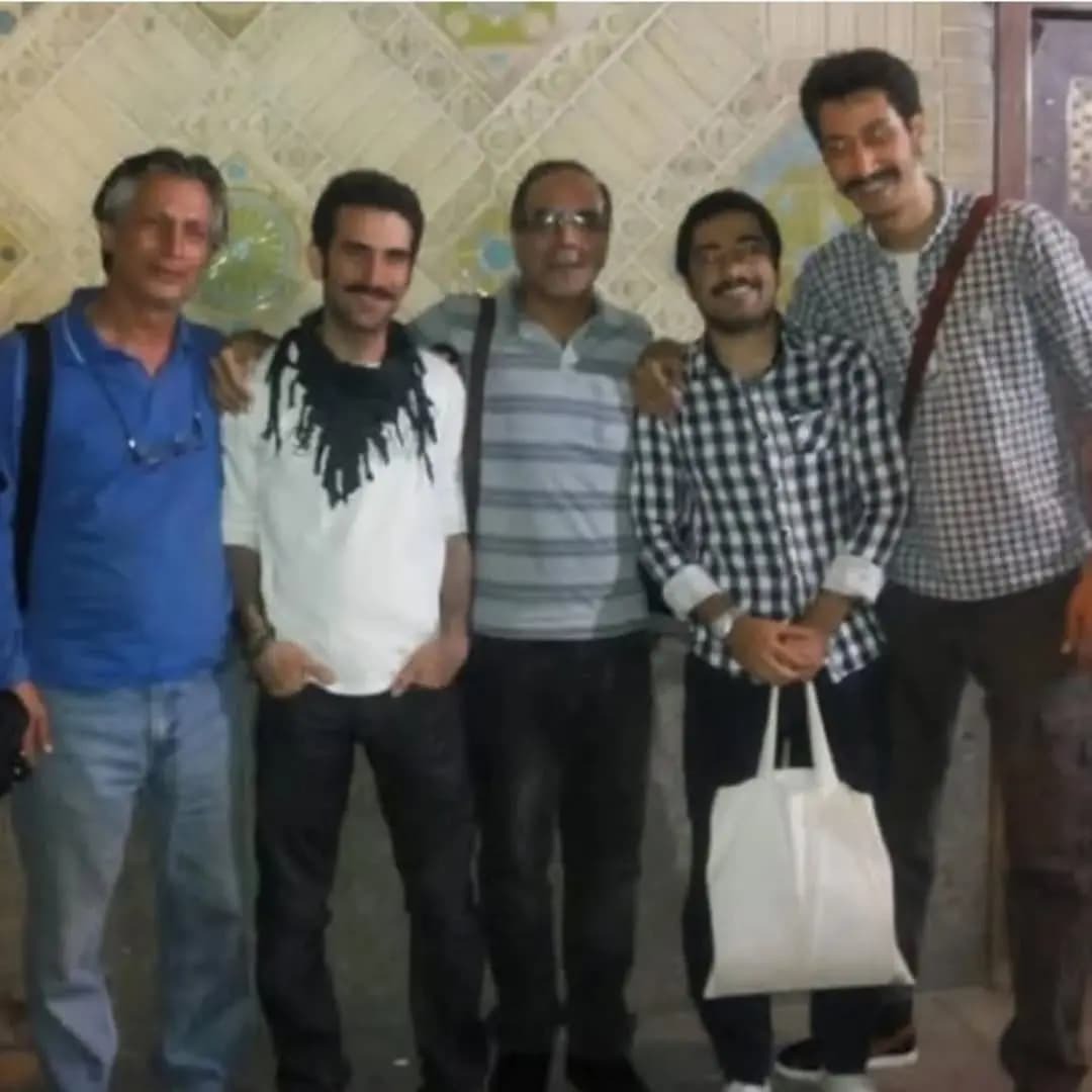 عکس دیده نشده و قدیمی از بهرام افشاری و هوتن شکیبا