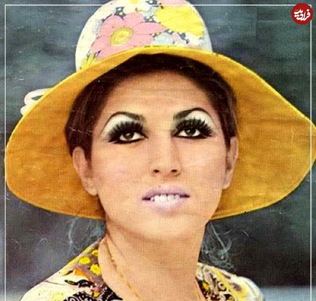 عکس/ چهره متفاوت مهستی ۶۴ سال پیش با میکاپ برفی و کلاه گلدار