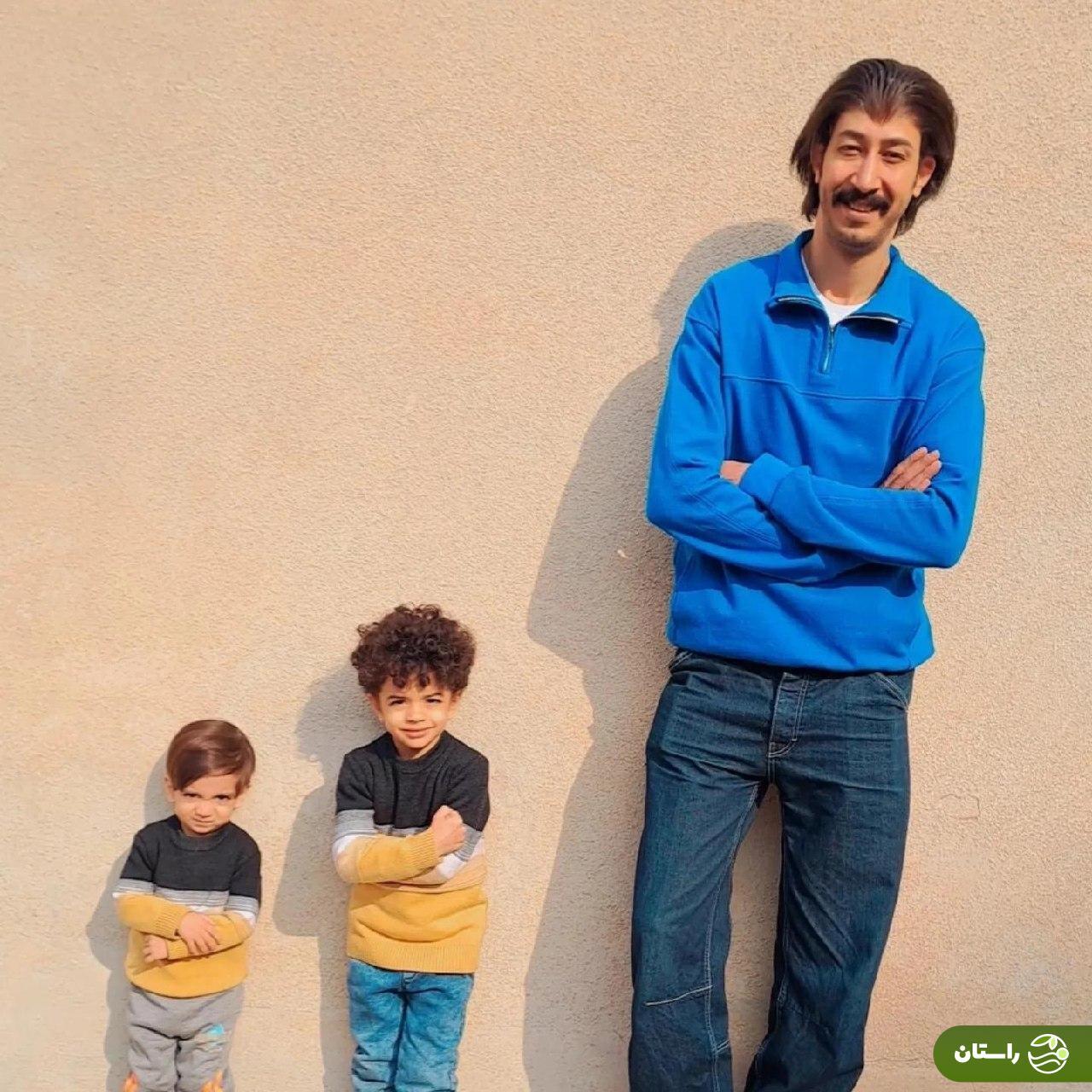 عکس دیدنی سالار معمولی و بهتاش در پشت صحنه پایتخت ۷