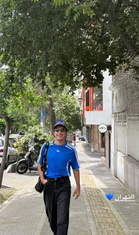 عکس/ استایل ورزشی نوید محمدزاده در تهران