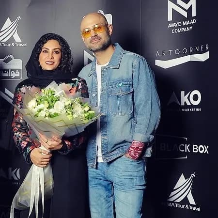 عکس/ قاب عاشقانه حدیثه تهرانی با همسرش