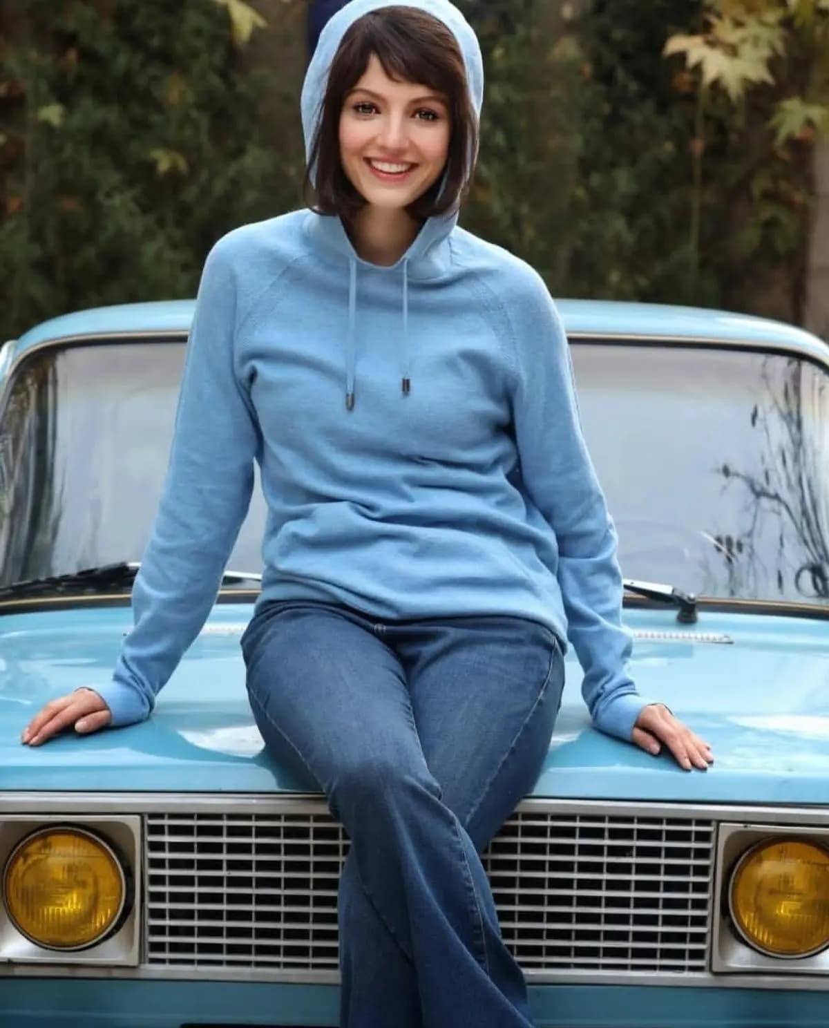 عکسی تازه از مهسا حجازی در پشت صحنه تاسیان