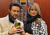 عکس عاشقانه سپیده بزمی پور برای تولدشاهرخ استخری