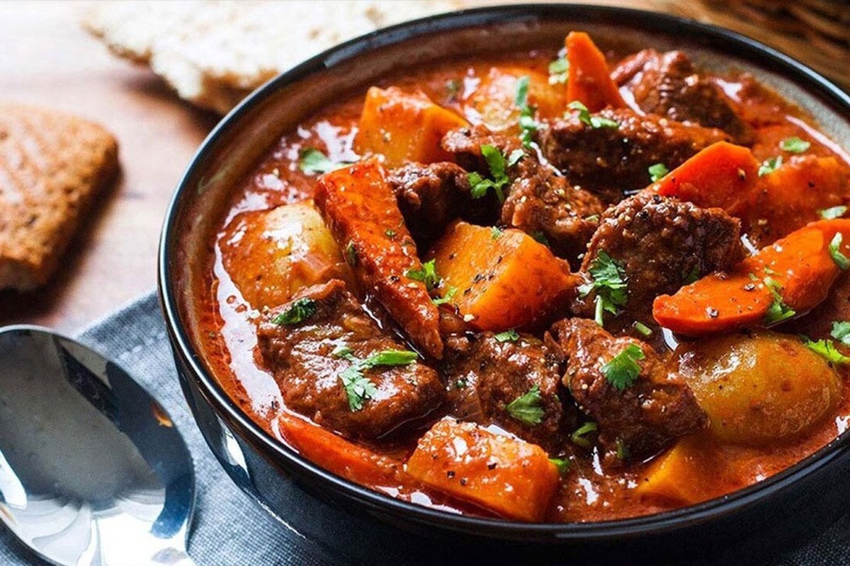 خوراک گوشت ترکی؛ خوراک خوشمزه و مقوی