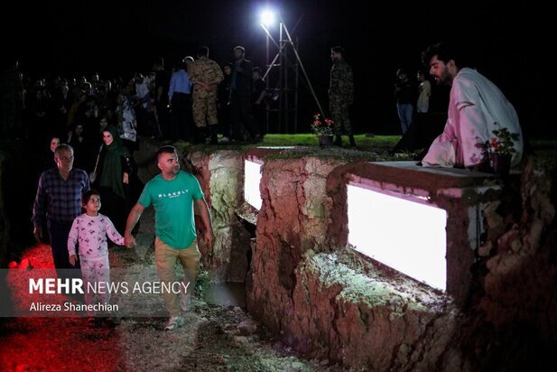 تصاویری از پروژه رونمایی از بهشت و جهنم در فومن