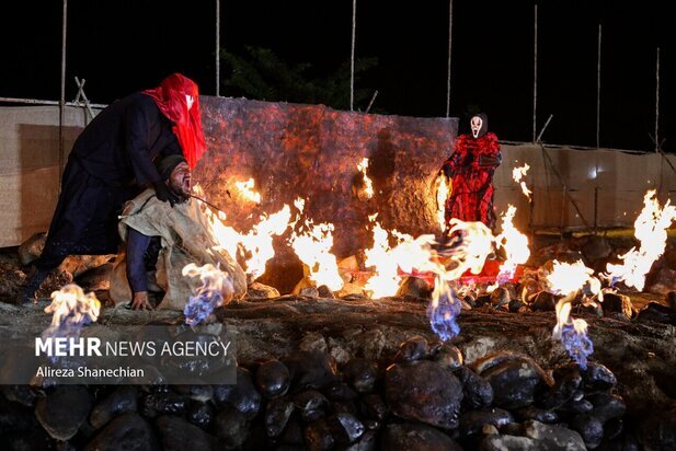 تصاویری از پروژه رونمایی از بهشت و جهنم در فومن