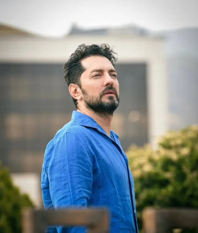 عکس بهرام رادان در دل طبیعت عکس بهرام رادان در دل طبیعت