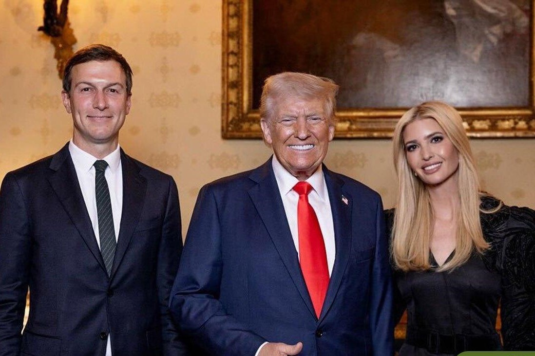پیام احساسی ایوانکا ترامپ برای پدر و همسرش