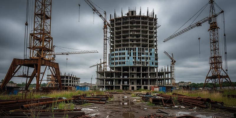 تناقض رکود بازار مسکن و ساخت و سازهای رقابتی