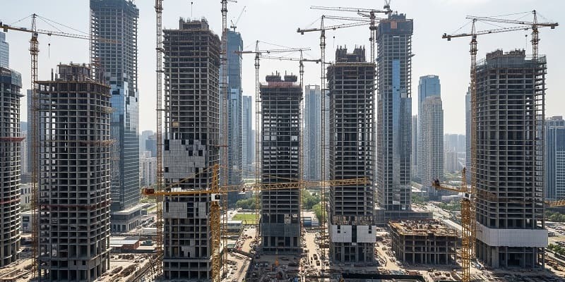 تناقض رکود بازار مسکن و ساخت و سازهای رقابتی